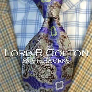 Lord R Colton Limited Cape Horn Amethyst Necktie